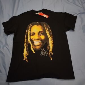 HEADWEAR CLASSICS LIL DURK GRAPHIC TEE BLACK SIZE LARGE NEW!!!!!